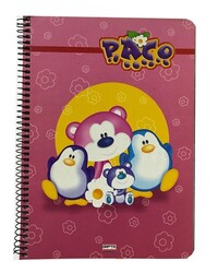 Gıpta A5 Karton Kapak Spiralli Defter, Kareli, 96 Yaprak M:7