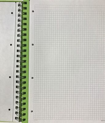 Gıpta D-Mode A4 Spiralli Sert Kapak 3 Konulu (2 Kareli +1 Çizgili) Defter 120 Yaprak - 2