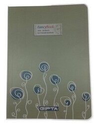 Gıpta  Fancy Book, Plastik Esnek Kapak Defter,,Çizgili  13x18 cm 120 Yaprak