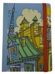 Gıpta Journey Sert Kapak Çizgili Defter ,13x18cm 80Yaprak