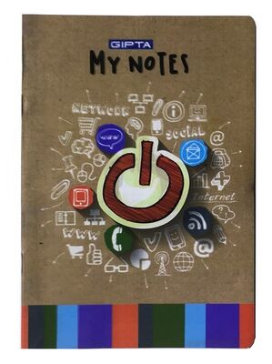 Gıpta My Notes A5 PP Kapak Defter, Kareli, 40 Yaprak - 3