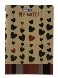 Gıpta My Notes A5 PP Kapak Defter, Kareli, 60 Yaprak M:2