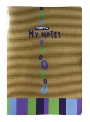 Gıpta My Notes A5 PP Kapak Defter, Kareli, 60 Yaprak - 3