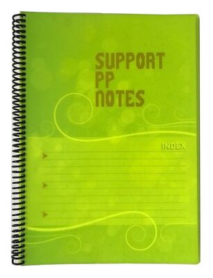 Gıpta Support A4 Spiralli PP Kapak Çizgili Defter 100 Yaprak - 1