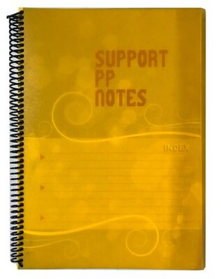Gıpta Support  A4 Spiralli PP Kapak Çizgili Defter 120 Yaprak - 1
