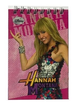 Hannah Montana A7 Karton Kapak Spiralli Cep Bloknot ,Çizgili, 40 Yaprak - 3