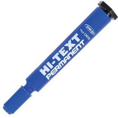 Hi-text 830 PB Permanent Markör, Yuvarlak Uç, Mavi - 1