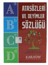 Karatay - Atasözleri ve Deyimler Sözlüğü