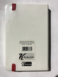 Keskin İstanbul 9x14 cm Termo Kapak Bloknot Çizgili 96 Yaprak - 3