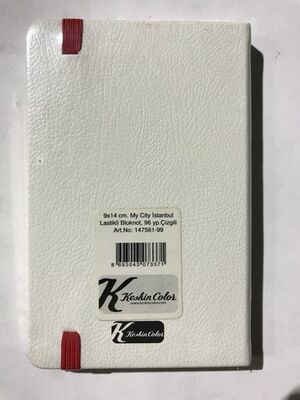 Keskin İstanbul 9x14 cm Termo Kapak Bloknot Çizgili 96 Yaprak - 3
