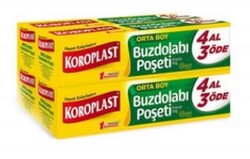Koroplast Buzdolabı Poşeti Orta Boy 4al3 Öde