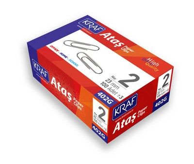 Kraf Ataş No:2 402G 23 mm 100'lü Paket - 1