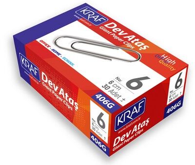 Kraf Ataş No:6 406G 6 cm 30'lu Paket - 1