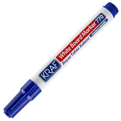 Kraf Beyaz Tahta Kalemi Doldurulabilir 770 Mavi - 1