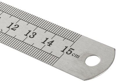 Kraf Çelik Cetvel 15 cm Inch Ölçülü 515G - 1
