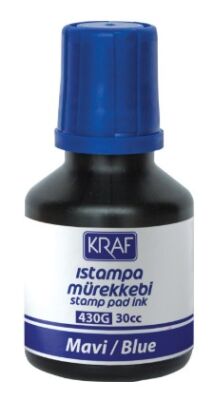 Kraf Istampa Mürekkebi 30 cc 430G Mavi - 1