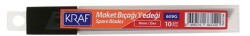 Kraf Maket Bıçağı Yedeği Dar 10'lu Tüp 609G - 2