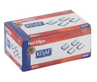 Kraf Nal Clıps Yedeği 50'li Paket 380G - 1