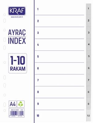 Kraf Seperatör 1010 1-10 Rakam - 1
