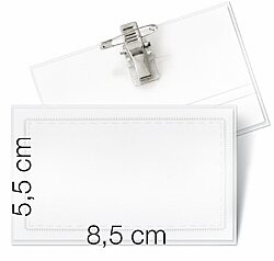 Kraf Yaka Kartı Sert Klipsli & İğneli 505G - 2