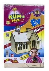 Kum Toys Ahşap Ev Maket 2