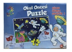 Laco Puzzle Astronot 22x32 cm 24 Parça