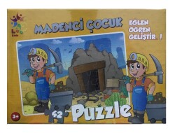 Laco Puzzle Madenci Çocuk 22x32 cm 42 Parça