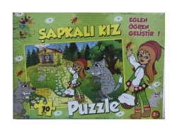 Laco Puzzle Şapkalı Kız 22x32 cm 70 Parça