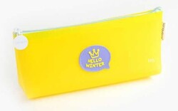Languo LG-10176 Silikon Kalem Çantası Sarı