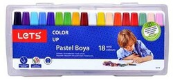 Lets Pastel Boya Plastik Çantalı 18 Renk