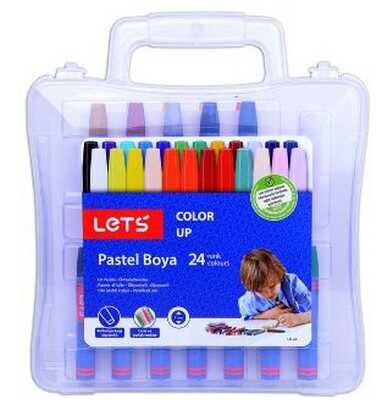 Lets Pastel Boya Plastik Çantalı 24 Renk - 1