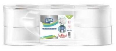 Lipa Mini Jumbo Tuvalet Kağıdı, 4 kg - 12 Rulo - 1