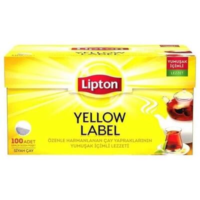Lipton Yellow Label Demlik Poşet Çay 100'lü Paket - 1
