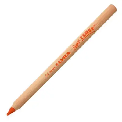 Lyra Super Ferby Jumbo Üçgen Kırmızı Kurşun Kalem - 1