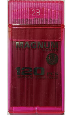 Magnum Min 0.7 mm 2B 120'li, Şeffaf Kırmızı - 1