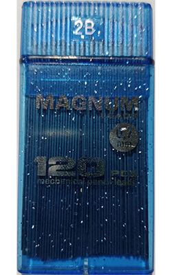 Magnum Min 0.7 mm 2B 120'li, Şeffaf Mavi - 1