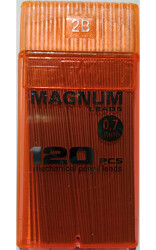 Magnum Min 0.7 mm 2B 120'li, Şeffaf Turuncu
