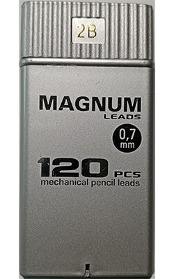 Magnum Min 0.7 mm 2B 120'li, Silver - 1