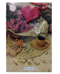 Mavi Gün Kokulu Defter 13.5x21cm 224 Sayfa , Canan-ı Aşk
