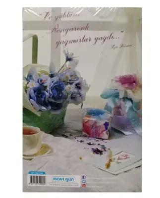 Mavi Gün Kokulu Defter 13.5x21cm 224 Sayfa , Ferman-ı Aşk - 2