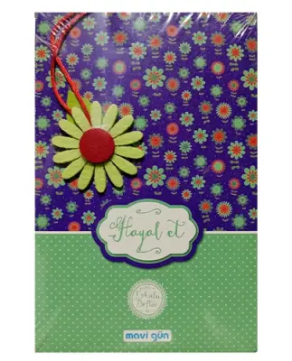 Mavi Gün Kokulu Defter 13.5x21cm 224 Sayfa , Hayal Et - 1