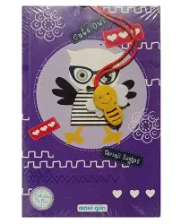 Mavi Gün Kokulu Defter 13.5x21cm 224 Sayfa , Sevimli Baykuş