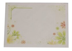 Mektup Zarfı Desenli 13x18 cm M:5