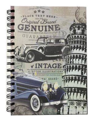 Mikro A5 Sert Kapak Spiralli Defter Çizgili 100 Yaprak - 3