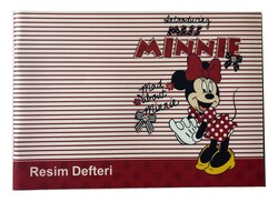 Minnie Mouse A4 PP Kapak Resim Defteri 30 Yaprak M:3