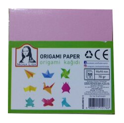 Mona Lisa Origami Kağıdı 9 x 9 cm 70 gr 50 Yaprak