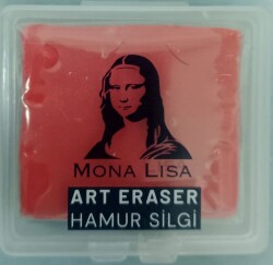 Mona Lisa Renkli Hamur Silgi Kırmızı
