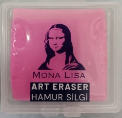 Mona Lisa Renkli Hamur Silgi Pembe