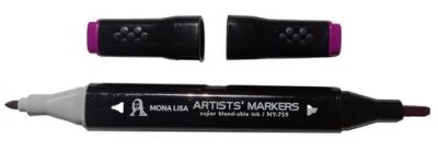 Mona Lisa TouchBlack, Çift Uçlu Artist Marker 60 Renk - 4
