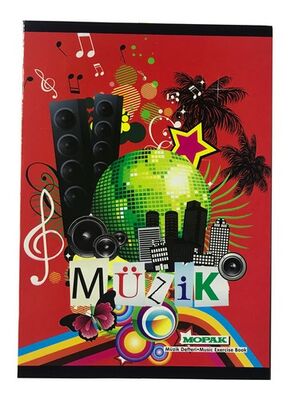 Mopak A4 Karton Kapak  Müzik  Defteri, 40 Yaprak - 2